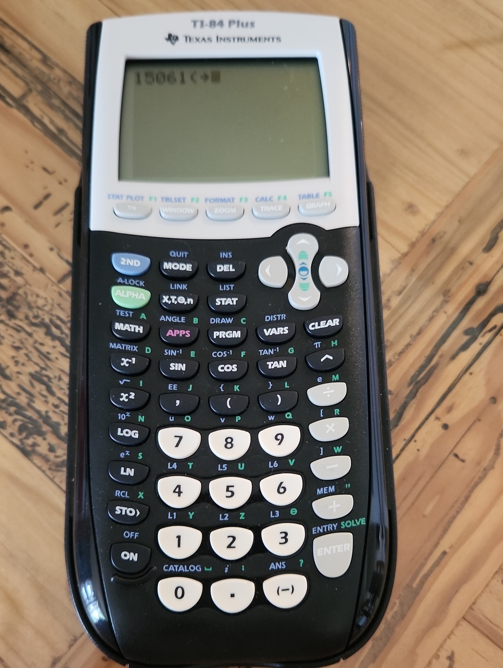 Texas Instruments TI-84 Plus Graphing Calculator Great Condition Works Well